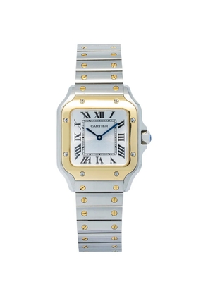 Cartier pre-owned Santos 27mm watch - Silver