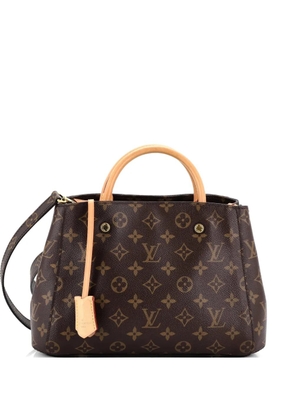 Louis Vuitton Pre-Owned Montaigne Handbag Monogram Canvas BB satchel - Brown