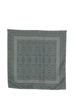 MAISON123 Tessa patterned scarf - Green