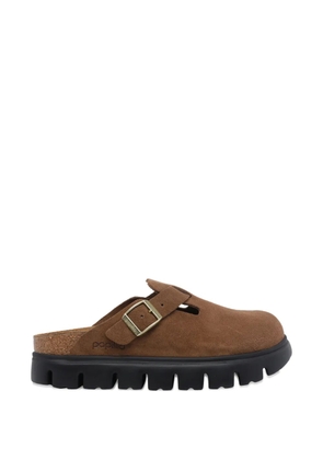 Birkenstock Boston Chunky suede mules - Brown
