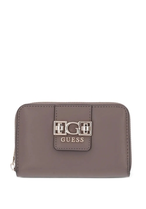 GUESS USA logo-plaque wallet - Neutrals