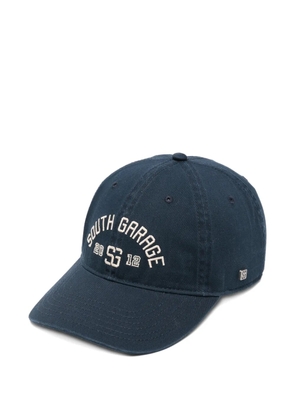 South garage logo-embroidered baseball cap - Blue