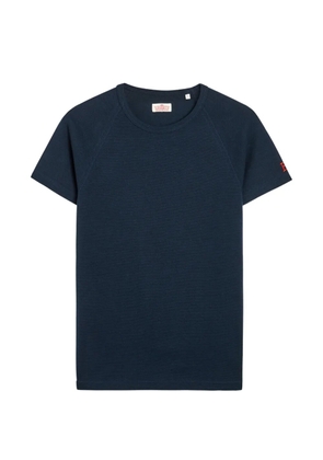 Stretch ribbed t-shirt - Blue