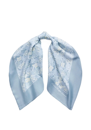Lauren Ralph Lauren floral-print scarf - Blue