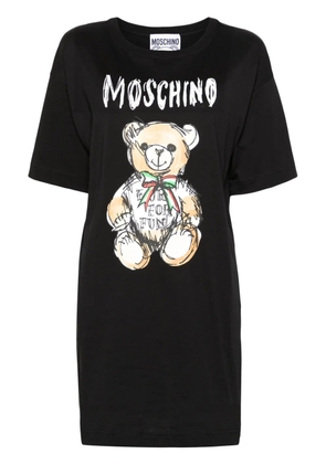 Moschino Teddy Bear-print T-shirt dress - Black