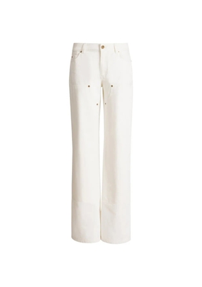 Balmain loose-fit denim jeans - White
