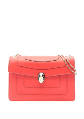 Bvlgari Pre-Owned 2010-2026 Medium Calfskin Serpenti Forever shoulder bag - Red