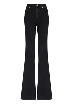 Balmain high-waist flared jeans - Black