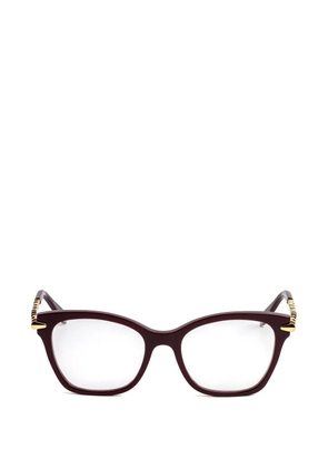 Bvlgari Serpenti cat-eye glasses - Brown