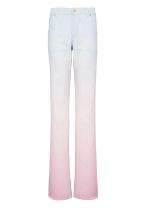 Balmain x Evian gradient denim loose jeans - Pink