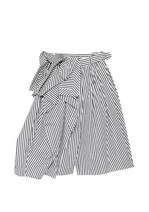 Juun.J Double-waisted wrapping trousers - White