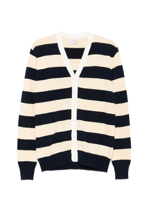 ASPESI striped V-neck cardigan - Blue