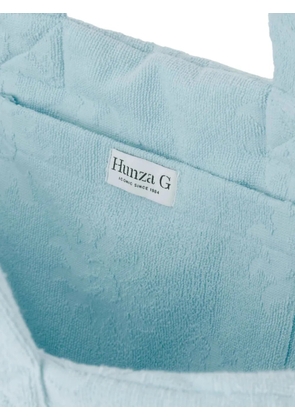 Hunza G Sunny towelling beach bag - Blue