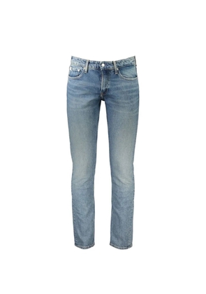 Calvin Klein faded straight-leg jeans - Blue