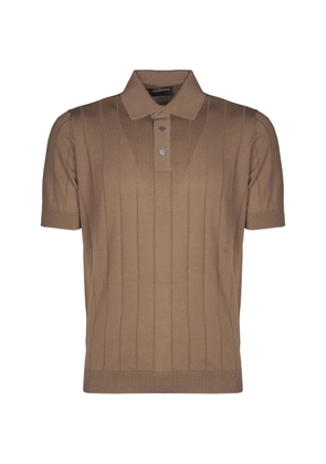 Filippo De Laurentiis short-sleeves polo shirt - Brown