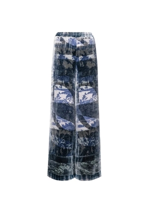 Pierre-Louis Mascia velvet trousers - Blue