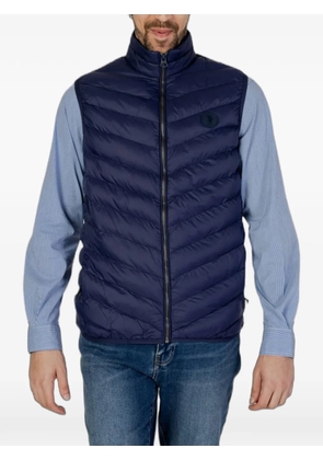 U.S. POLO ASSN. quilted puffer gilet - Blue