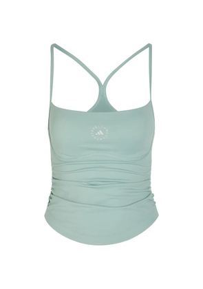adidas by Stella McCartney ruched racerback tank top - Green