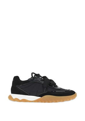 PINKO panelled bow-detail sneakers - Black