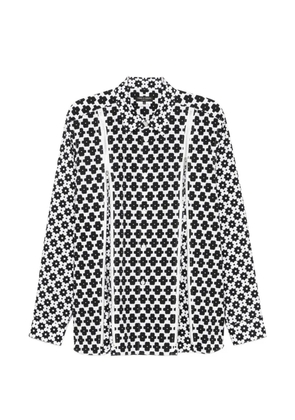 Comme des Garçons Homme Plus geometric-pattern shirt - Black