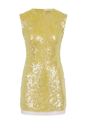 Rachel Gilbert Kaia sequin mini dress - Yellow