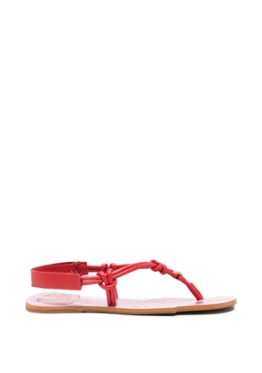 FARM Rio lobster knotted-strap sandals - Red