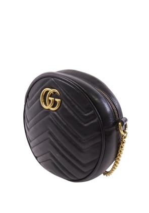 Gucci Pre-Owned GG Marmont matelassé shoulder bag - Black