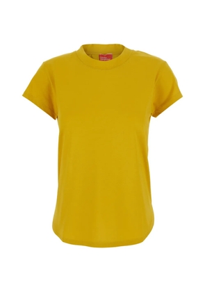 Merci crew-neck short-sleeve T-shirt - Yellow