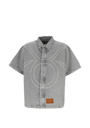 GARCIAS stud-embellished denim shirt - Grey
