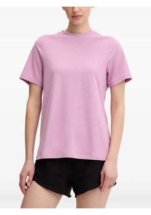 On crew-neck T-shirt - Purple