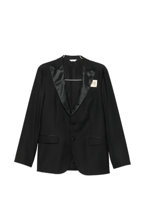 Boglioli satin-trim peak-lapel suit - Black