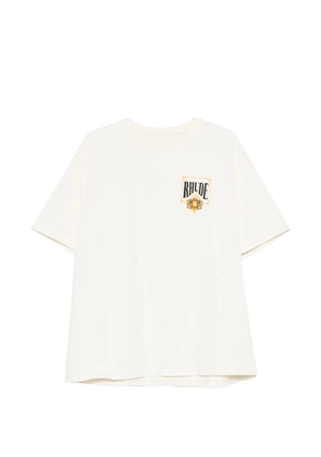 RHUDE logo-print T-shirt - Neutrals