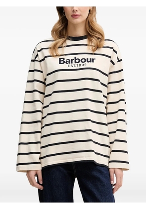 Barbour Maeve striped long-sleeved T-shirt - Neutrals
