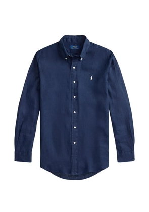 Polo Ralph Lauren embroidered-logo button-down shirt - Blue