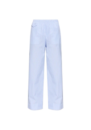 A.P.C. striped wide-leg trousers - Blue