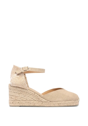 Castañer Chiarita buckle-fastening wedge espadrilles - Neutrals