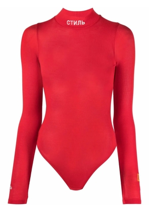 Heron Preston 'СТИЛЬ' long-sleeve bodysuit - Red