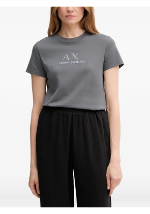 Armani Exchange crew-neck short-sleeve T-shirt - Grey