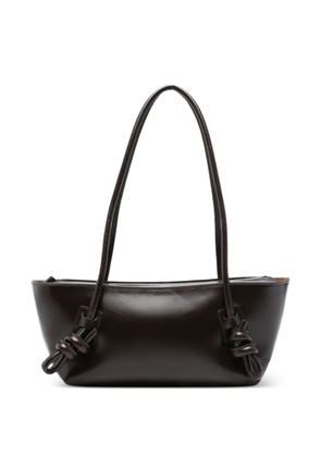 Hereu Fleca leather shoulder bag - Brown