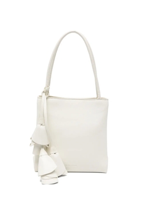 Magda Butrym flower-detail leather tote bag - White