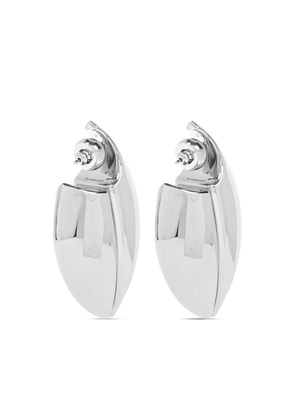 Givenchy Cocoon curved-shape earrings - Silver