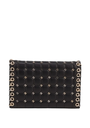 CHANEL Pre-Owned 2016 Wallet on Chain leather shoulder bag - Black