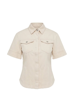 Sportmax button-up short-sleeve shirt - Neutrals