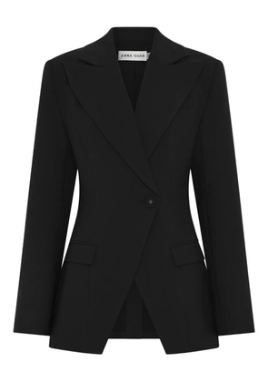 Anna Quan Merle single-breasted notched jacket - Black