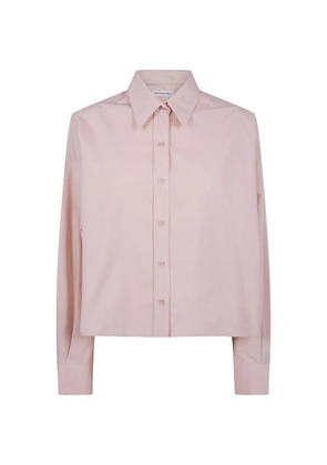 The Frankie Shop Arlene dropped-shoulder button-up shirt - Pink