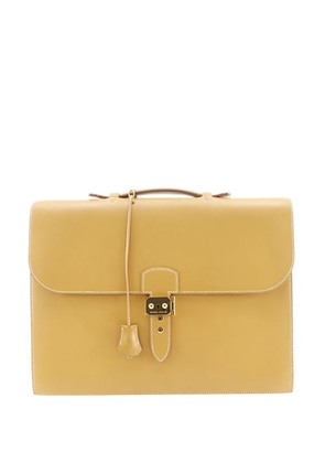 Hermès Pre-Owned 1999 Barenia Sac a Depeches 38 business bag - Yellow