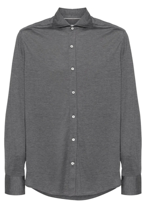 Brunello Cucinelli mélange jersey shirt - Grey