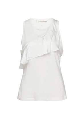 Club21 Collection Bonnie ruffled top - White