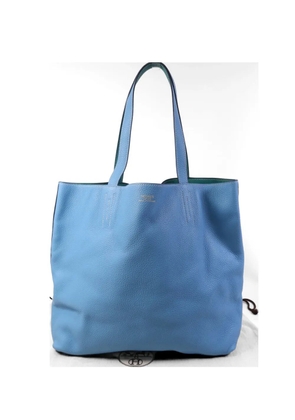 Hermès Pre-Owned Double Sens reversible leather tote bag - Blue