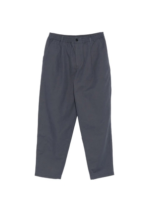 Maison Kitsuné pleated elasticated-waist trousers - Blue